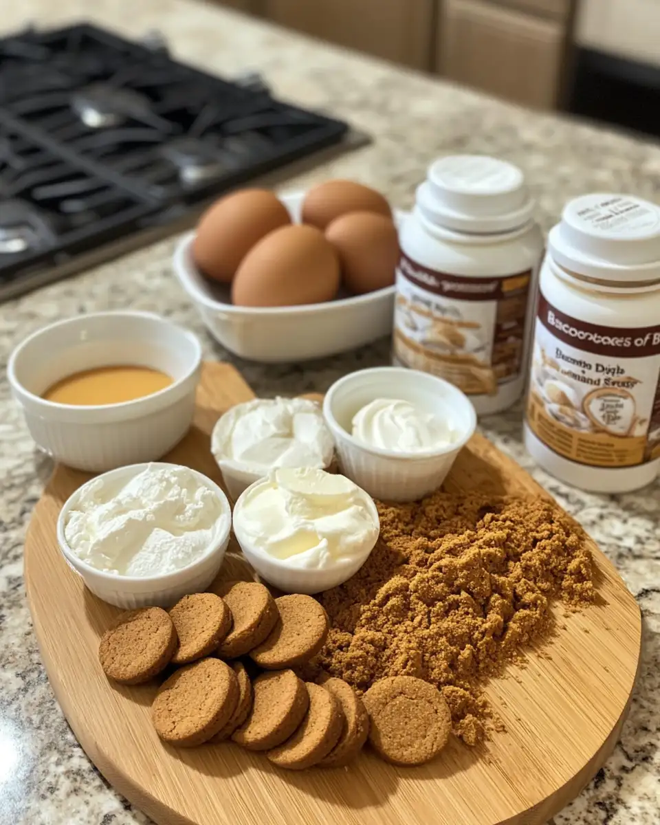 Decadent Delight: Unveil the Magic of Biscoff Cheesecake 5 Ingredients for Decadent Delight: Unveil the Magic of Biscoff Cheesecake