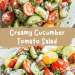 Refreshing Delight: Creamy Cucumber Tomato Salad Unveiled