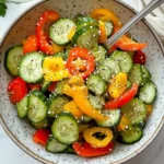 Refreshing Crunch: Easy Cucumber & Sweet Pepper Salad Delight - Featured Image