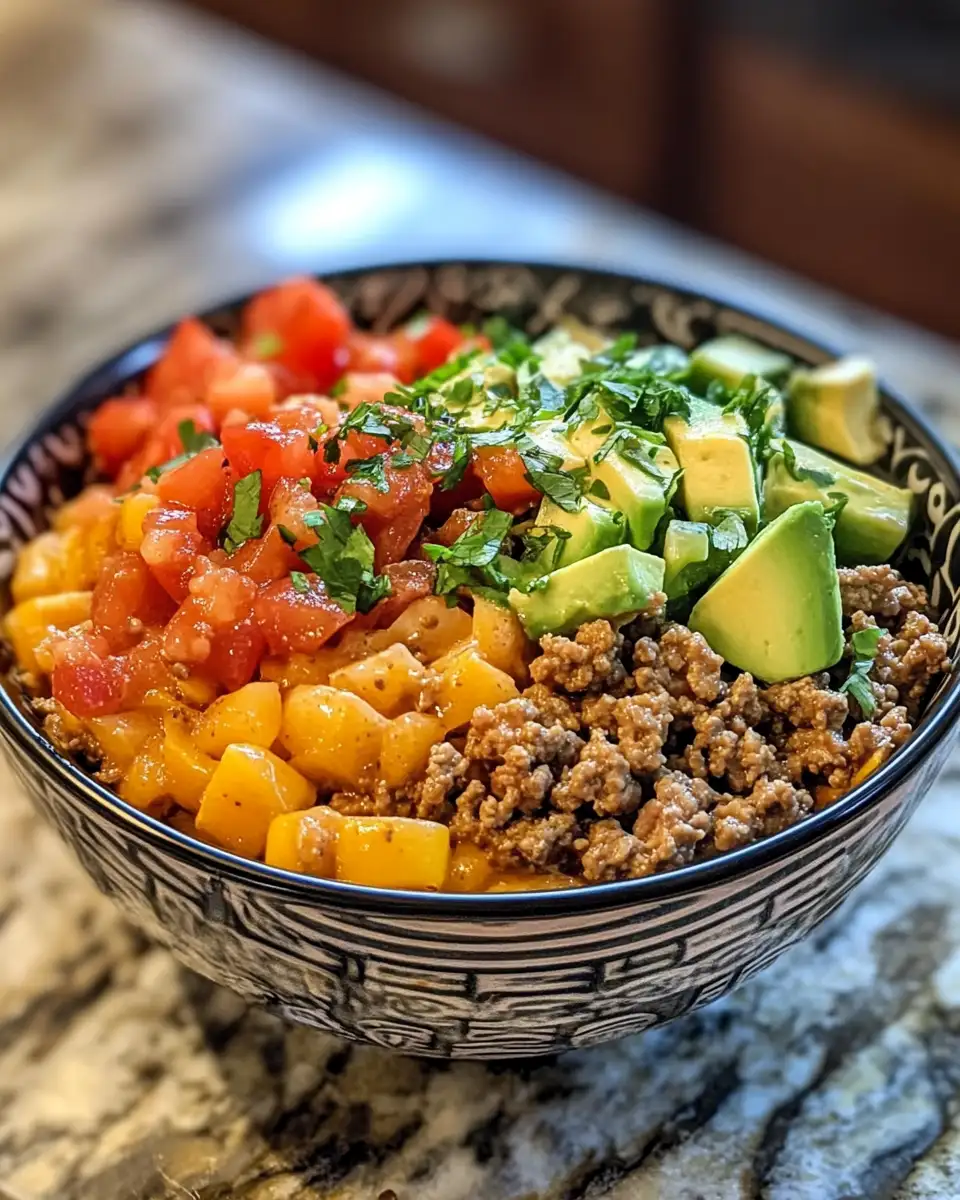 Final dish - Savor the Flavors: Ultimate Ground Beef Bowl Bliss