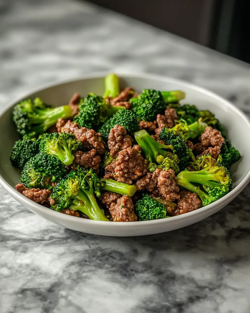 Final dish - Savory Delights: Ground Beef and Broccoli Recipes to Satisfy Your Cravings