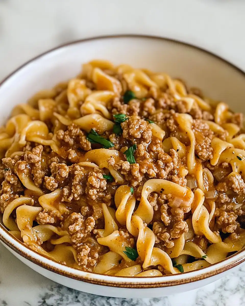 The Ultimate Comfort Meal Ground Beef and Noodles Made Easy - Featured Image