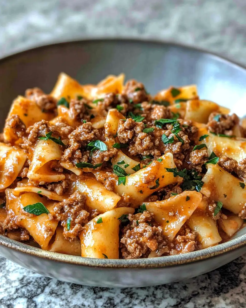 Ground Beef and Pasta Perfection: 10 Irresistible Recipes to Savor 7 Final dish - Ground Beef and Pasta Perfection: 10 Irresistible Recipes to Savor