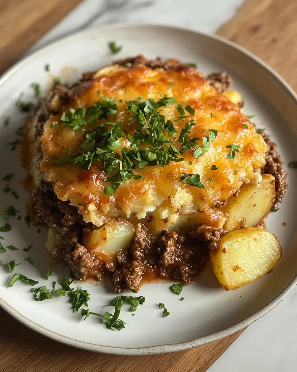 Final dish - Savory Comfort: Ground Beef and Potatoes Perfected