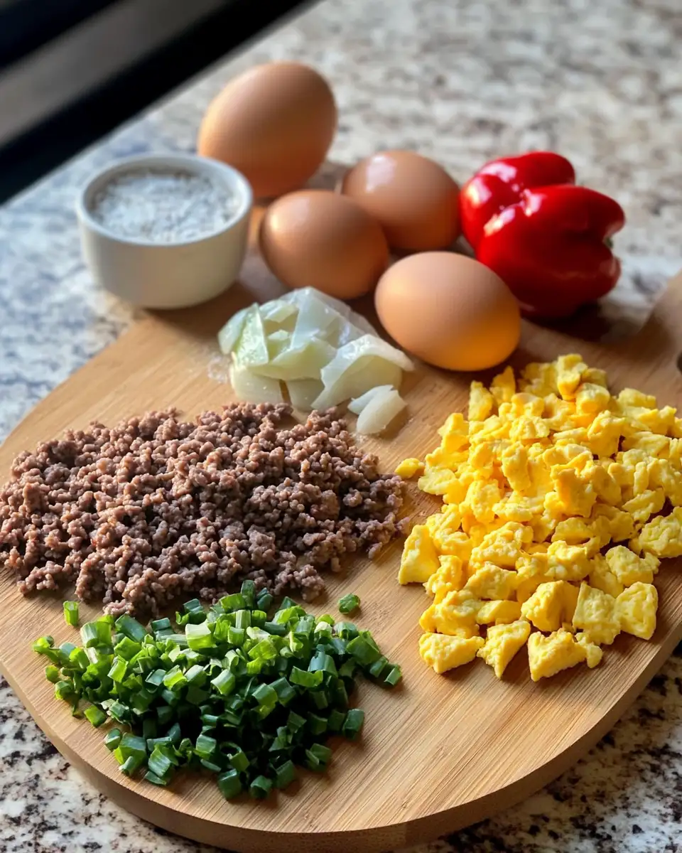 Ingredients for Hearty and Delicious Ground Beef Breakfast Recipes to Start Your Day Right