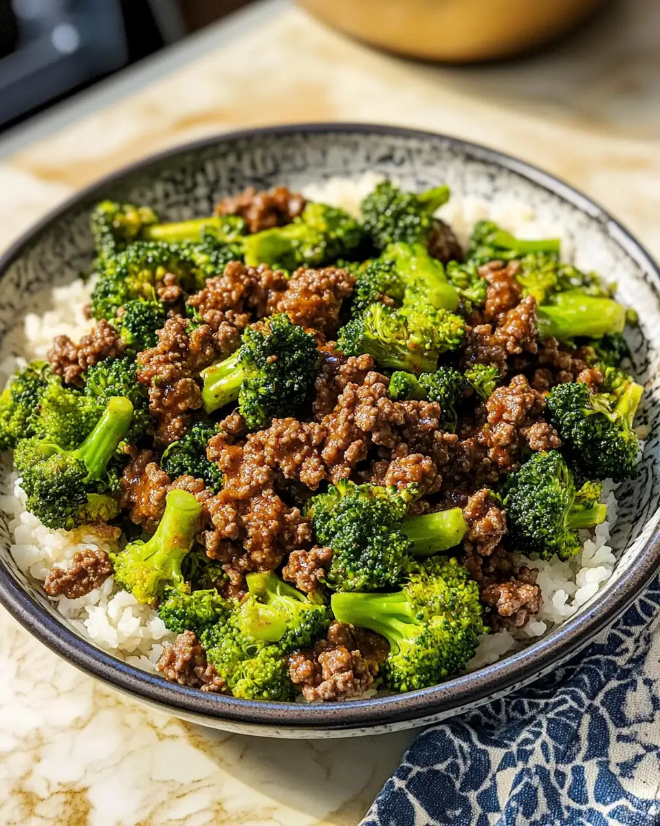 Easy and Delicious Ground Beef Broccoli Recipe You Need to Try - Featured Image