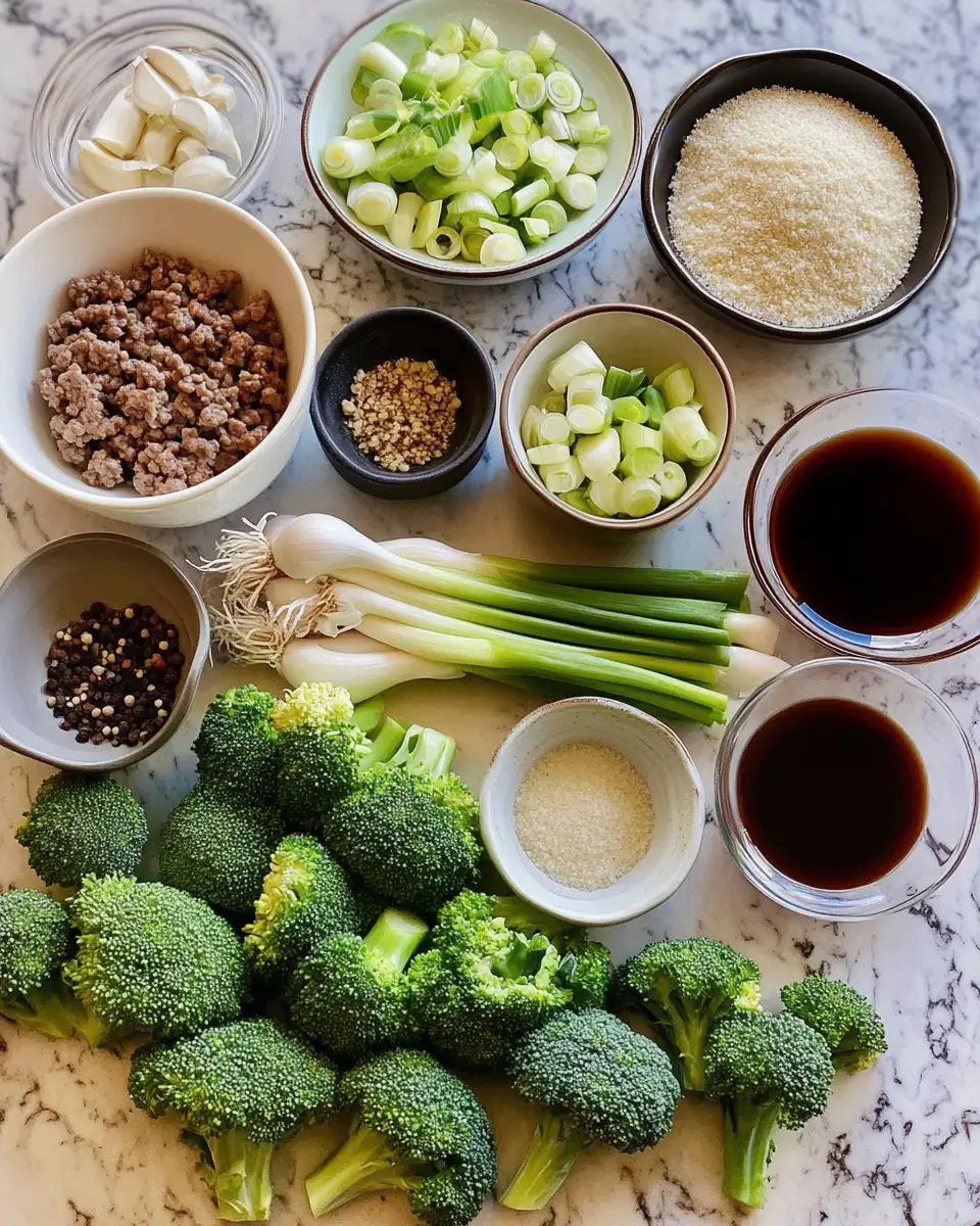 Ingredients for Easy and Delicious Ground Beef Broccoli Recipe You Need to Try