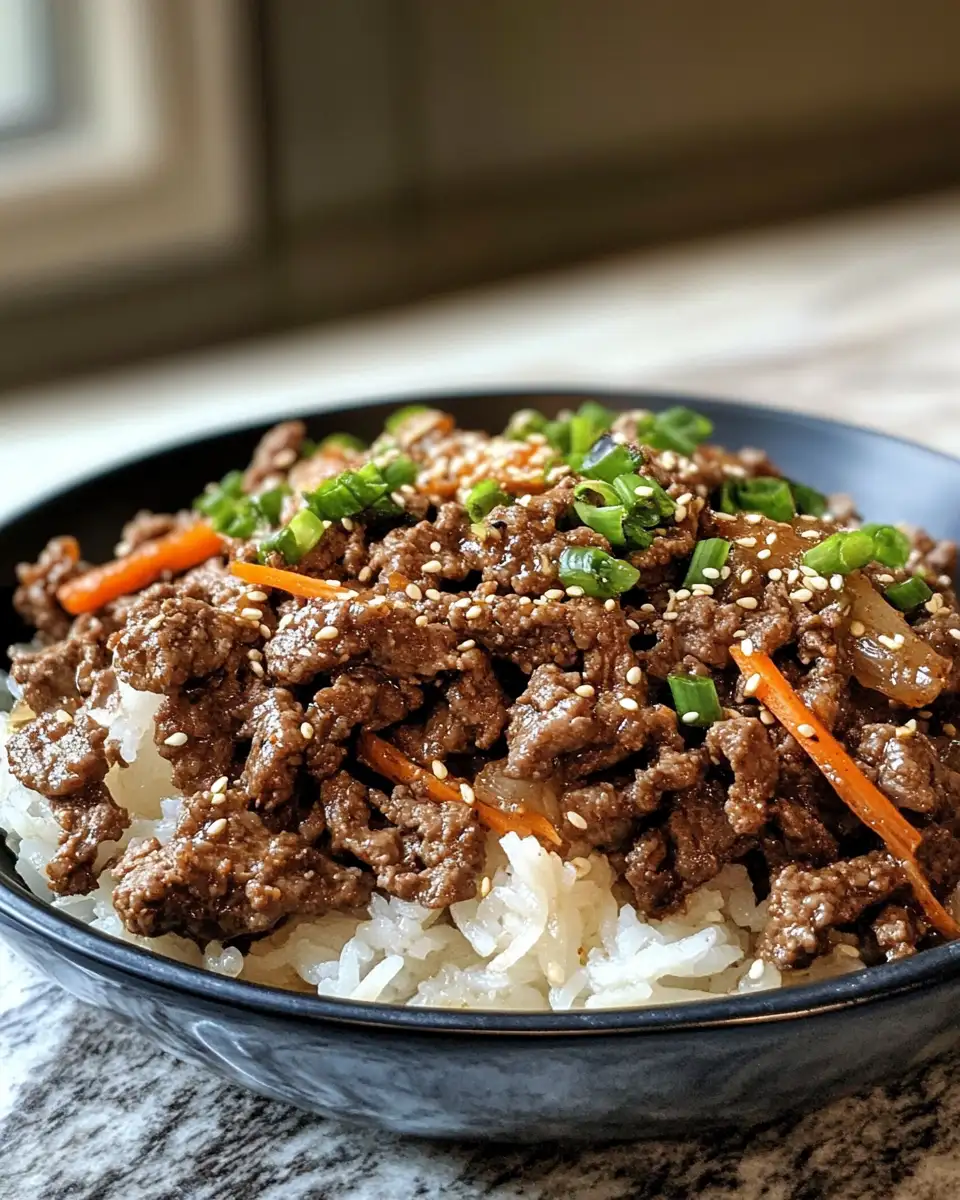 Irresistible Ground Beef Bulgogi Recipe That Will Spice Up Your Dinner Tonight 7 Final dish - Irresistible Ground Beef Bulgogi Recipe That Will Spice Up Your Dinner Tonight
