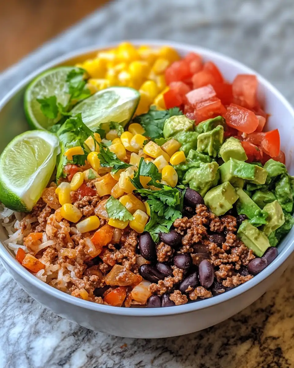 Final dish - The Ultimate Ground Beef Burrito Bowl Recipe You Need to Try