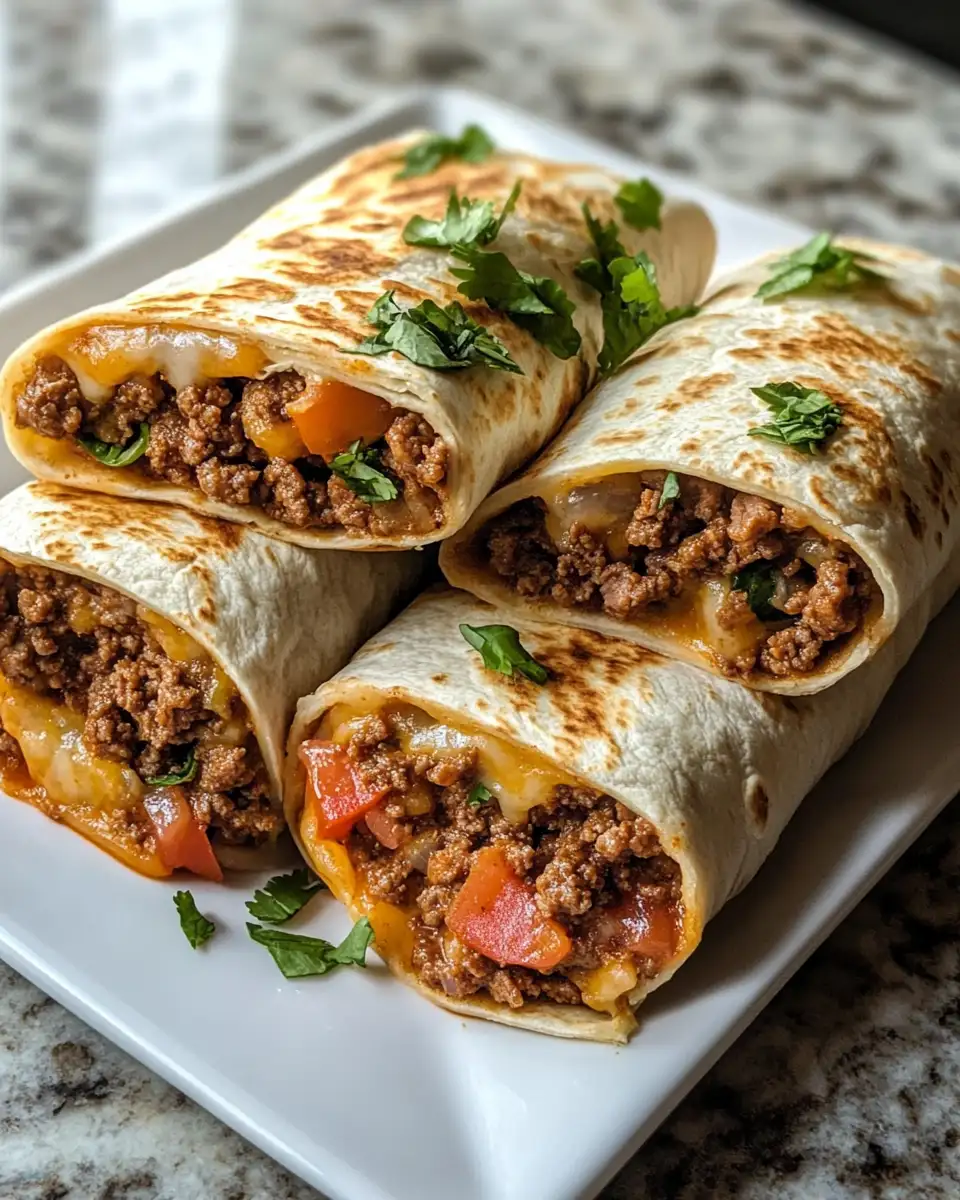 Final dish - Mouthwatering Ground Beef Burritos You Need to Try Tonight