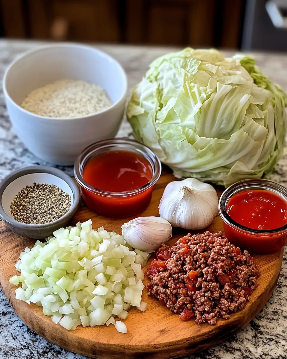 Ingredients for 10 Delicious Ground Beef Cabbage Recipes You Need to Try Today