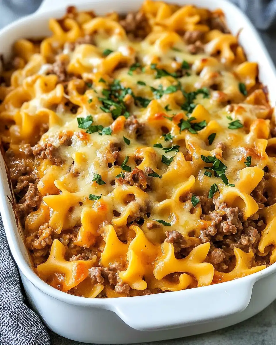 Hearty Ground Beef Casserole Recipes with Noodles for Cozy Comfort Meals - Featured Image