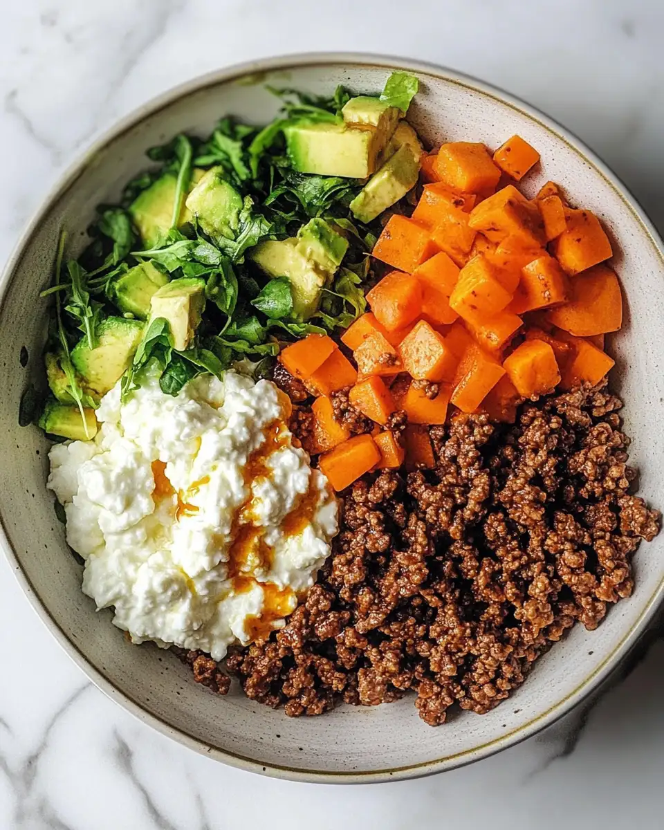 Hearty Ground Beef Cottage Cheese Bowl Recipe for a Protein-Packed Meal - Featured Image