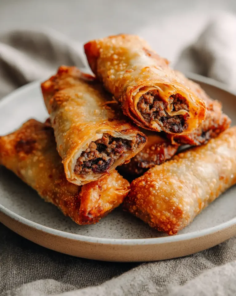 Crispy Ground Beef Egg Rolls Recipe You Need to Try Tonight - Featured Image