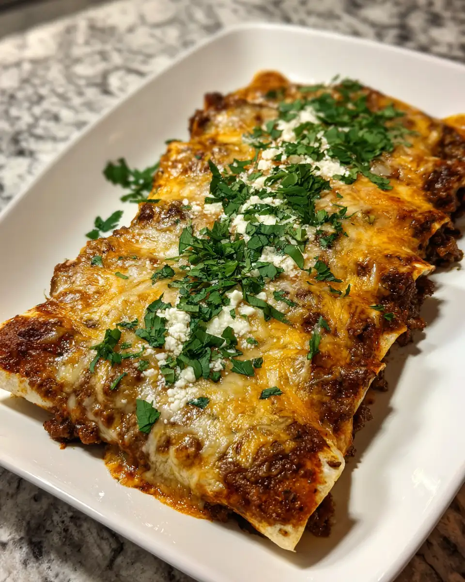 Final dish - Mouthwatering Ground Beef Enchiladas You Need to Try Tonight