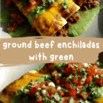 Irresistible Ground Beef Enchiladas with Zesty Green Sauce Recipe
