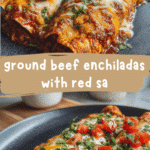 Mouthwatering Ground Beef Enchiladas with Spicy Red Sauce Recipe