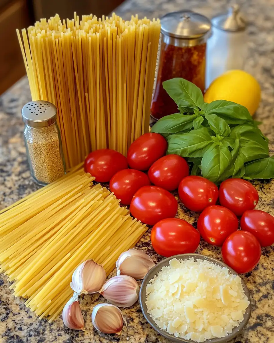 Ingredients for Easy Simple Pasta Recipe That Will Become Your Go-To Dinner