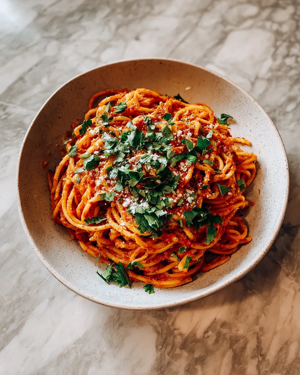 Final dish - The Ultimate Pasta Recipe with Irresistible Homemade Sauce