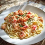 Indulge in Creamy Cajun Lobster Crab and Salmon Alfredo Delight - Featured Image