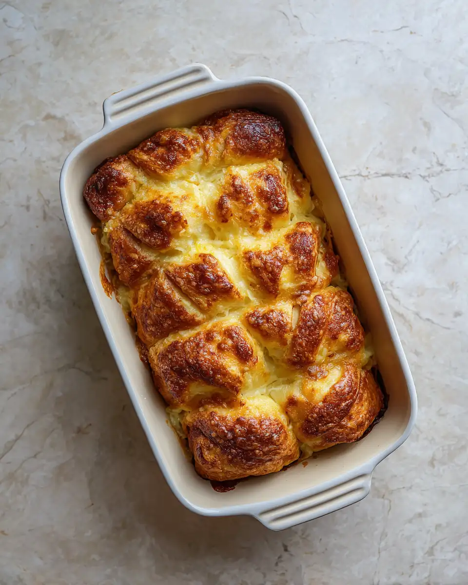 Final dish - Irresistible Cheesecake Crescent Rolls Casserole Recipe You Need to Try