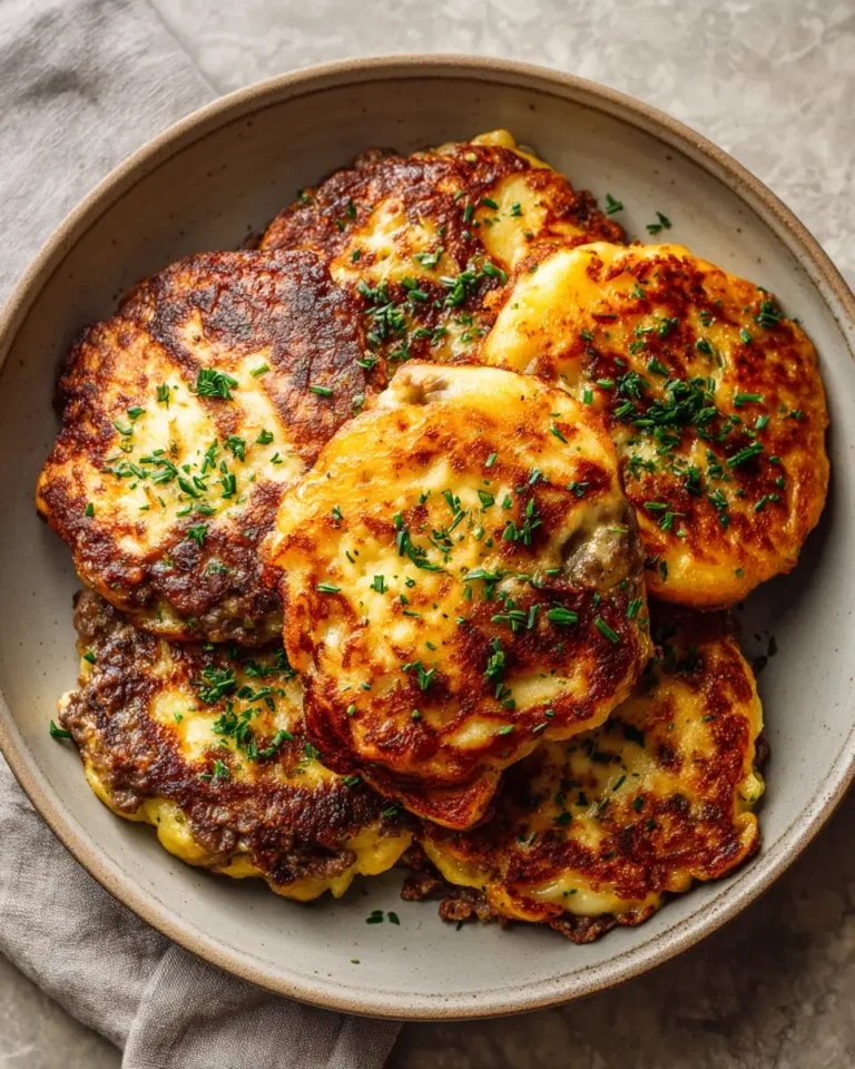Irresistible Cheesy Beef Stuffed Potato Pancakes You Have to Try - Featured Image