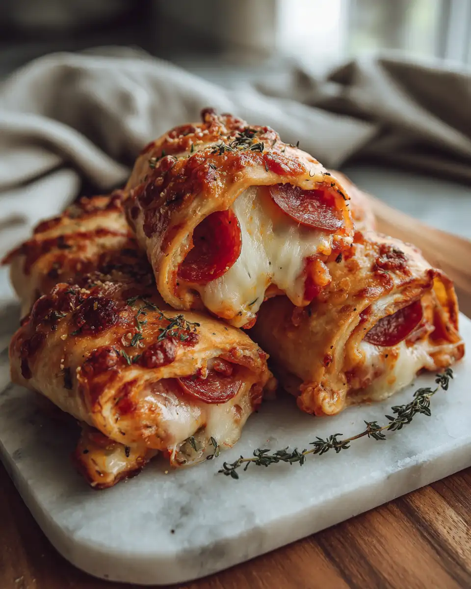 Irresistible Cheesy Pepperoni Pizza Roll-Ups You Need to Try - Featured Image