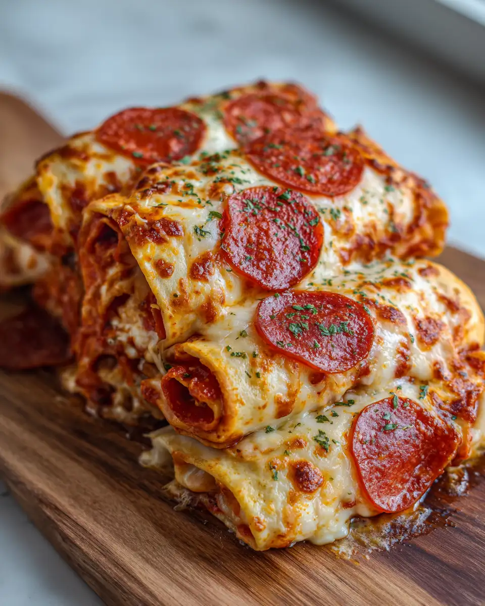 Final dish - Irresistible Cheesy Pepperoni Pizza Roll-Ups You Need to Try