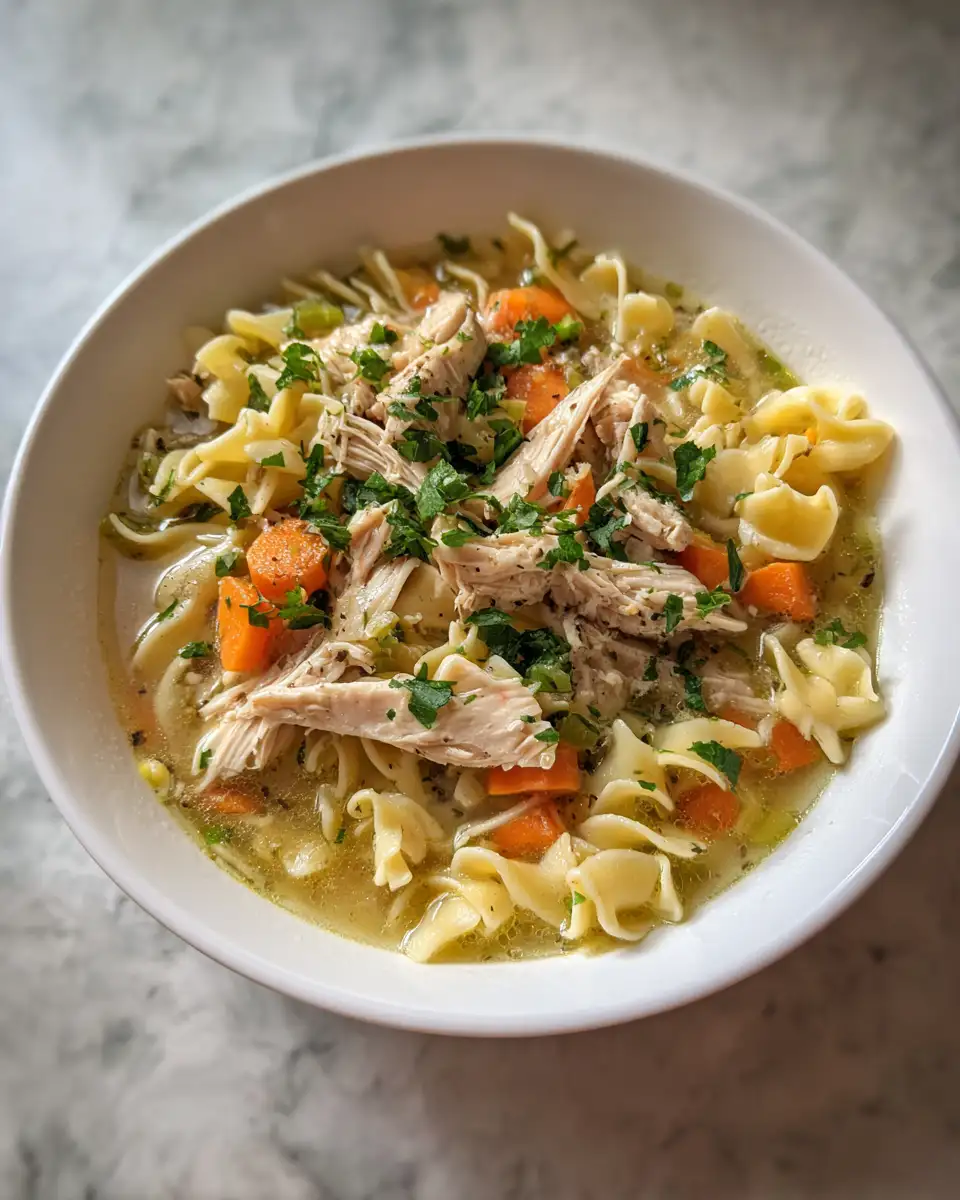 Final dish - The Ultimate Comfort Food Guide to Chicken Noodle Soup
