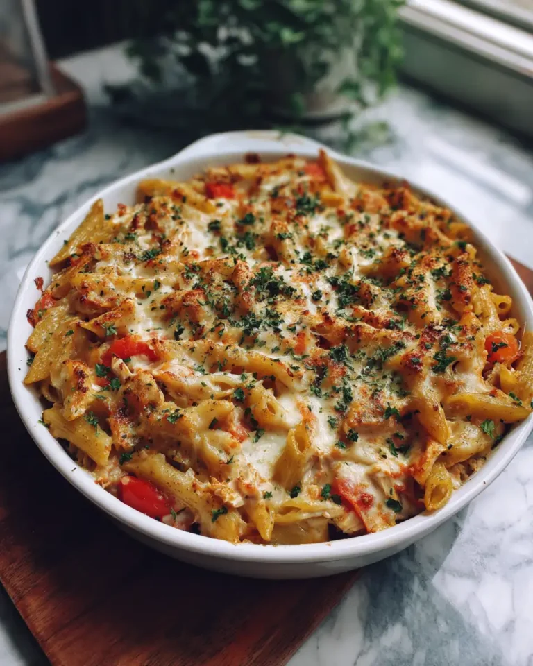 Easy and Delicious Chicken Pasta Bake One Pot Meal for Busy Weeknights - Featured Image