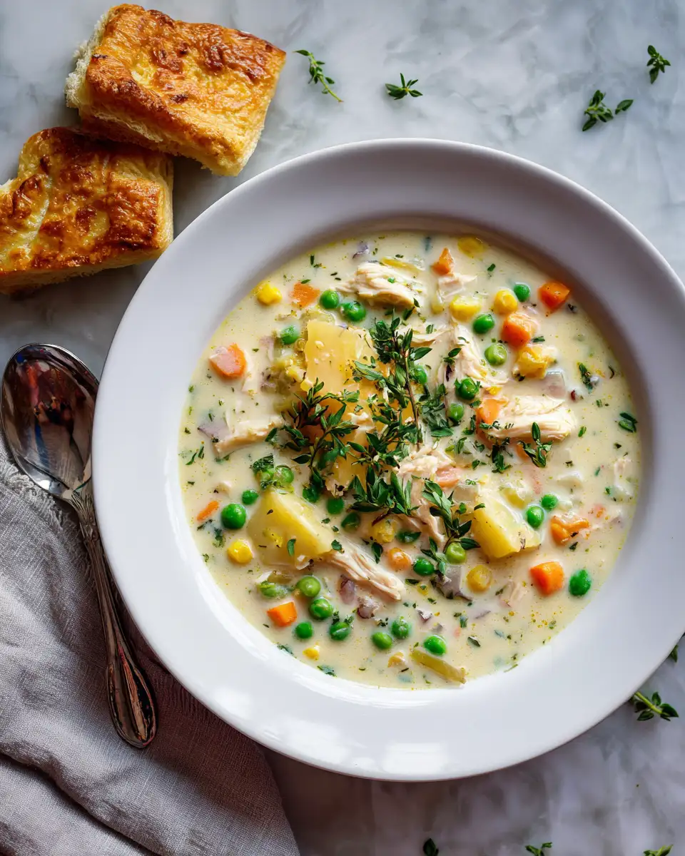 Final dish - Cozy Up with This Creamy Chicken Pot Pie Soup Recipe