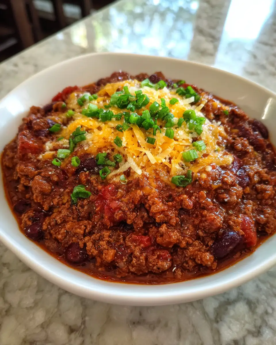 Final dish - Ultimate Chili Recipe That Will Warm Your Soul and Ignite Your Taste Buds