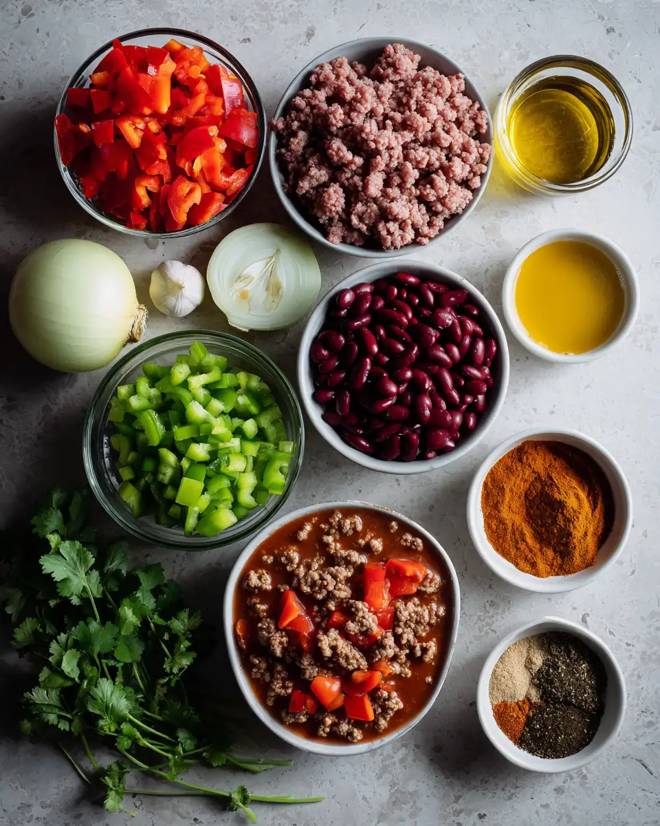 Ingredients for Ultimate Chili Recipe That Will Warm Your Soul and Ignite Your Taste Buds