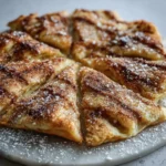 Irresistible Cinnamon Sugar Pizza Made with Flaky Crescent Rolls - Featured Image