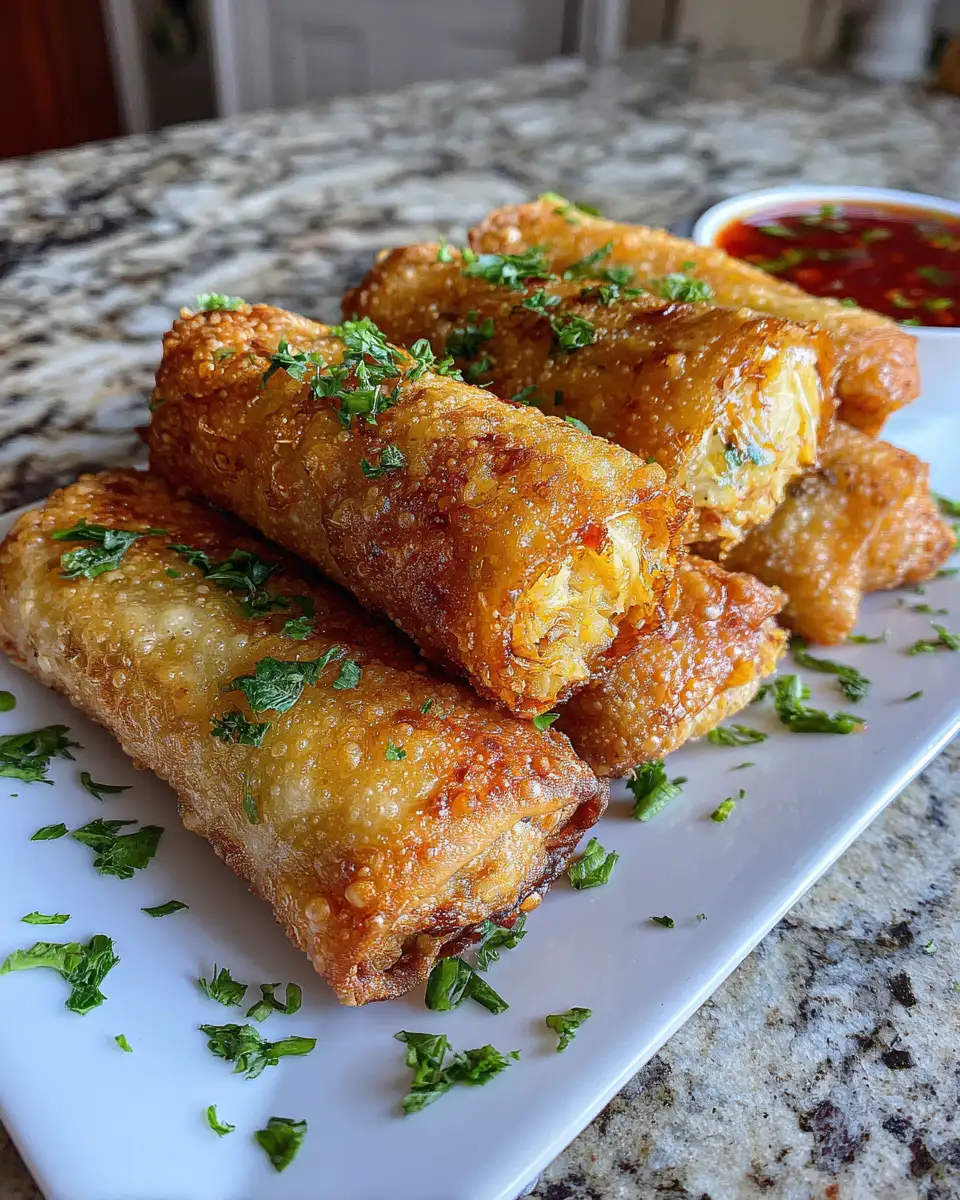 Final dish - Irresistible Crab Cake Egg Rolls That Elevate Your Appetizer Game