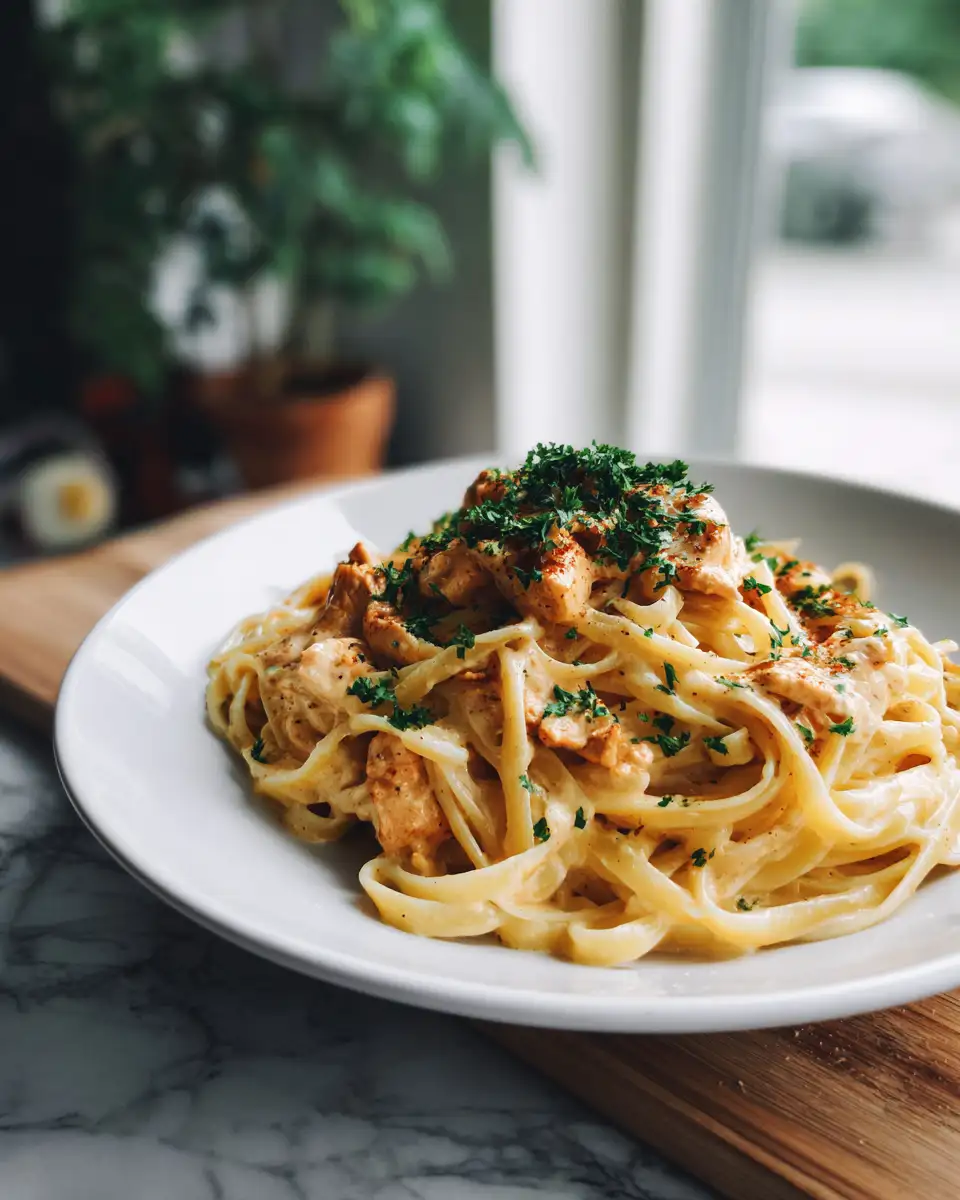 Creamy Cowboy Butter Chicken Linguine Recipe That Will Wow Your Taste Buds - Featured Image