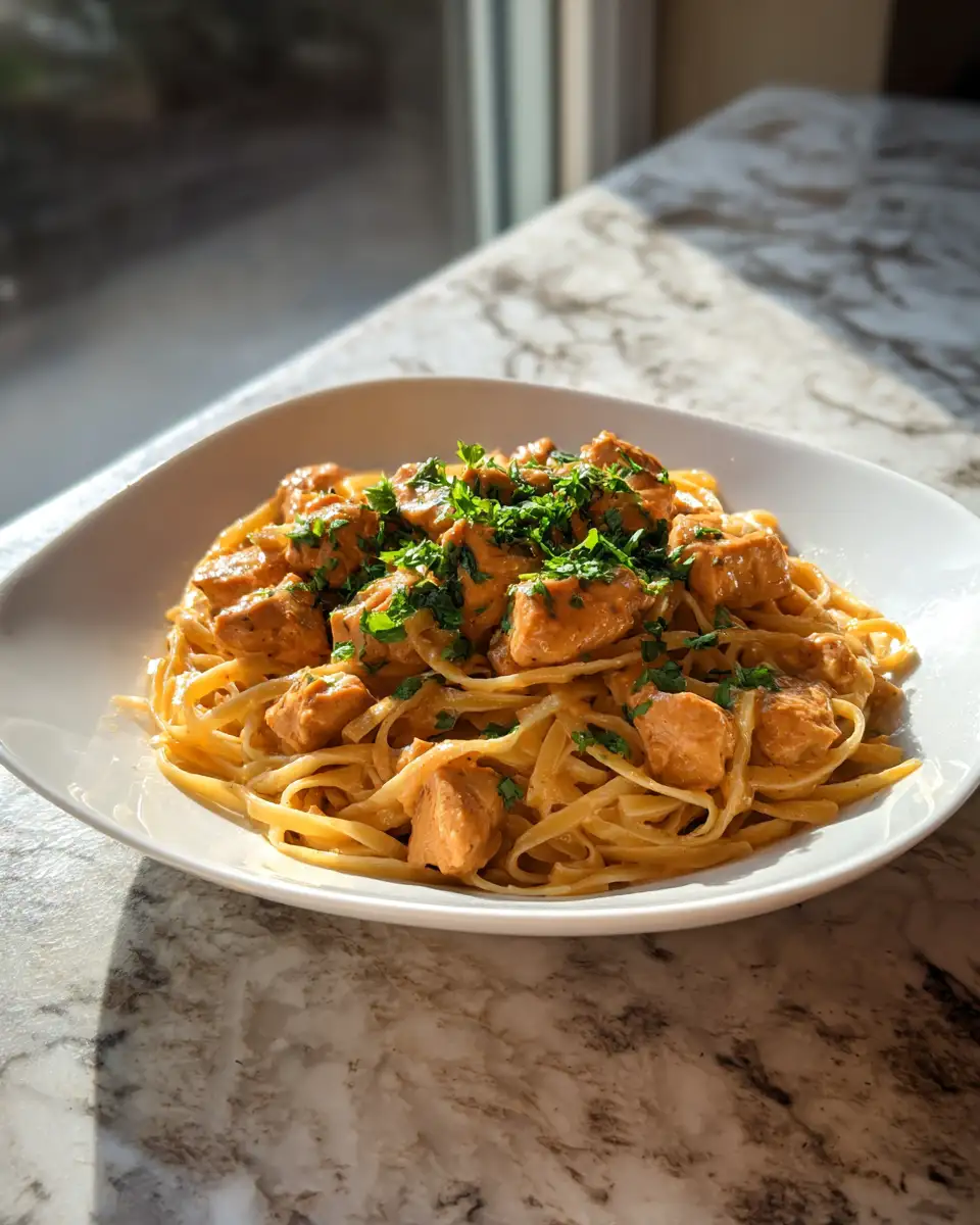 Creamy Cowboy Butter Chicken Linguine Recipe That Will Wow Your Taste Buds 7 Final dish - Creamy Cowboy Butter Chicken Linguine Recipe That Will Wow Your Taste Buds
