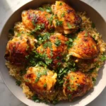 Easy One Pot Chicken Thighs and Rice Recipe for Busy Weeknights - Featured Image
