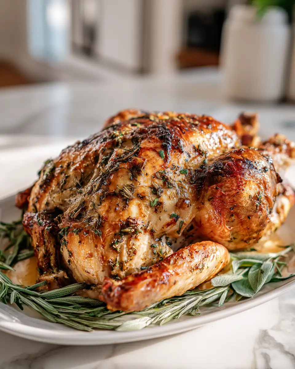 Irresistible Garlic Herb Butter Roast Turkey Recipe for the Perfect Holiday Feast - Featured Image