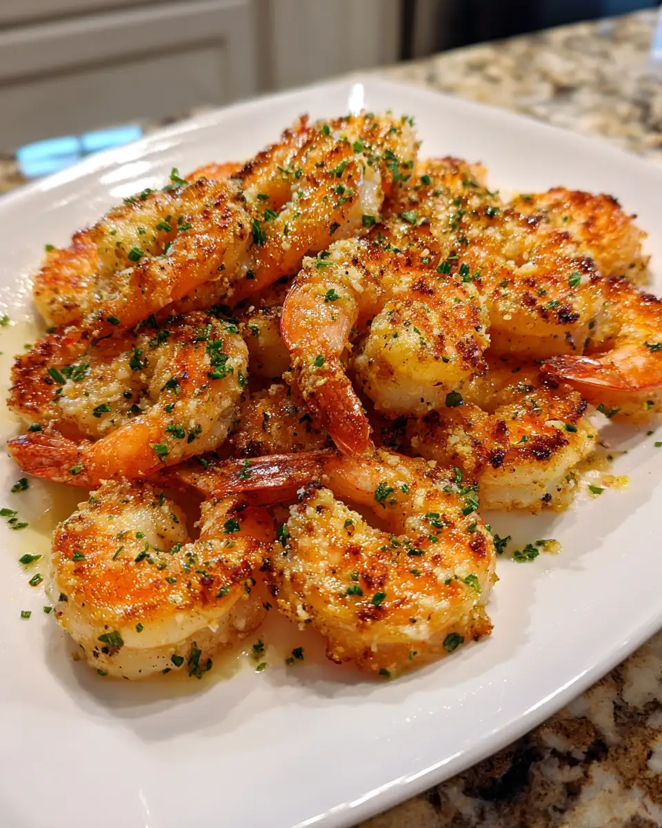 Final dish - Irresistible Garlic Parmesan Roasted Shrimp Recipe You Need to Try