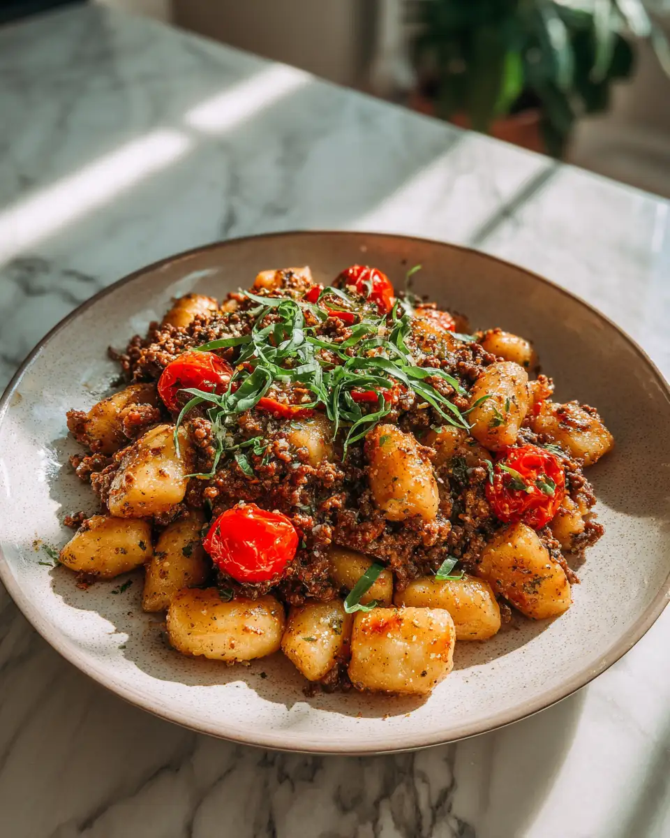 Final dish - Irresistible Ground Beef Gnocchi Recipe You Need to Try