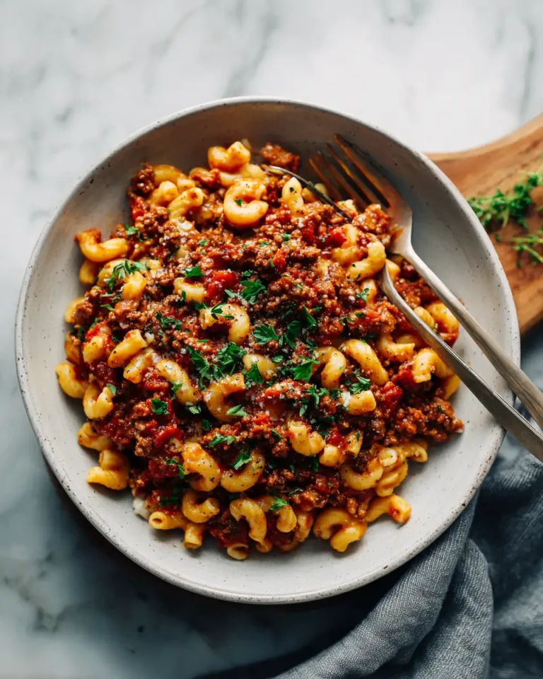 Hearty and Easy Ground Beef Goulash Recipe for Cozy Weeknights - Featured Image