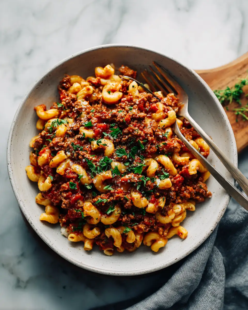 Hearty and Easy Ground Beef Goulash Recipe for Cozy Weeknights - Featured Image