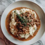 The Ultimate Comfort Food Ground Beef Gravy Mashed Potato Recipe - Featured Image