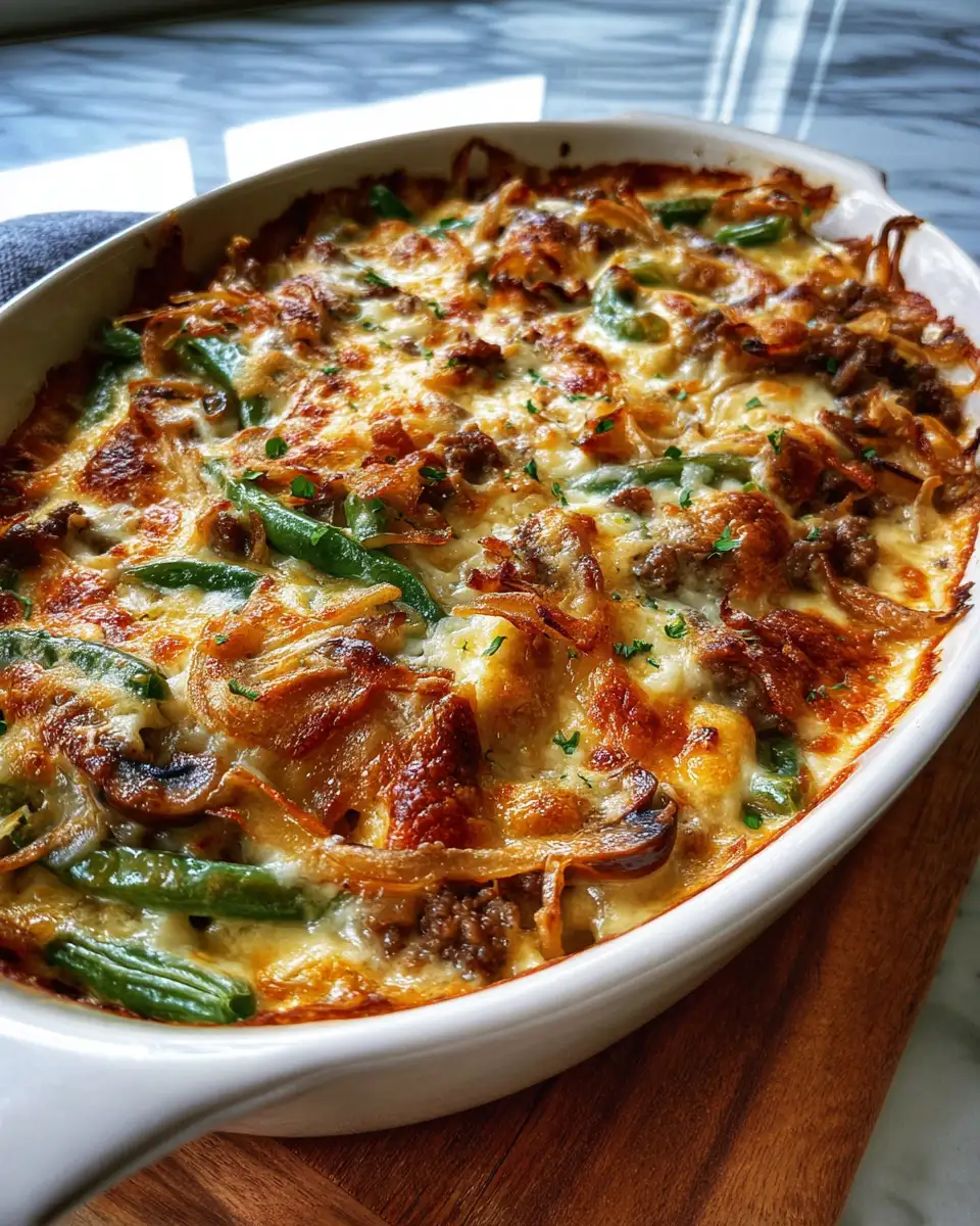 Hearty Ground Beef Green Bean Casserole Recipe That Will Wow Your Family - Featured Image