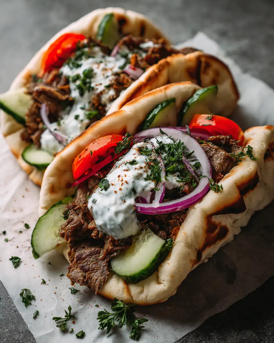 Final dish - Irresistible Ground Beef Gyros Recipe You Need to Try Today