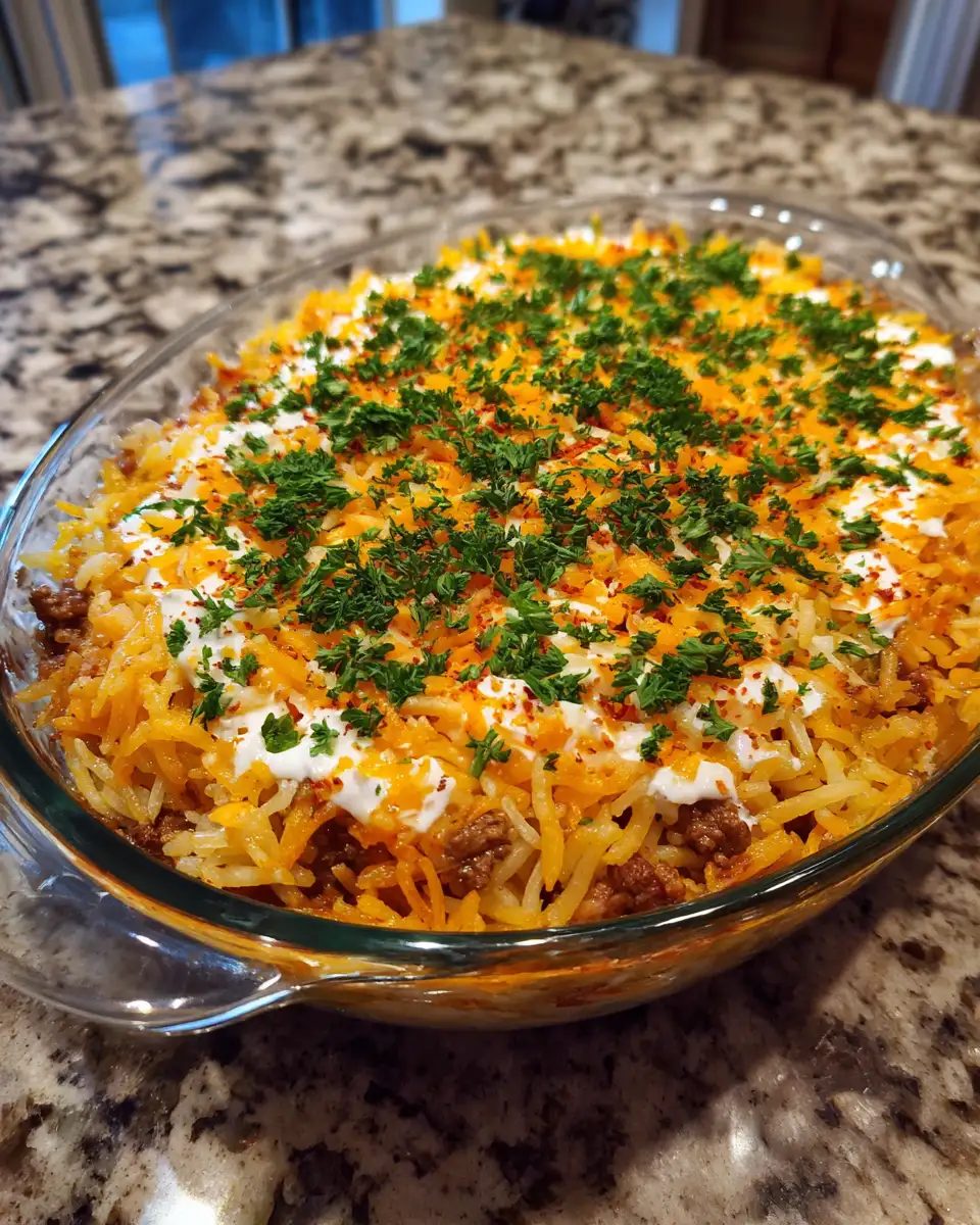 Ingredients for Ultimate Ground Beef Hashbrown Casserole Recipes for Comfort Food Lovers