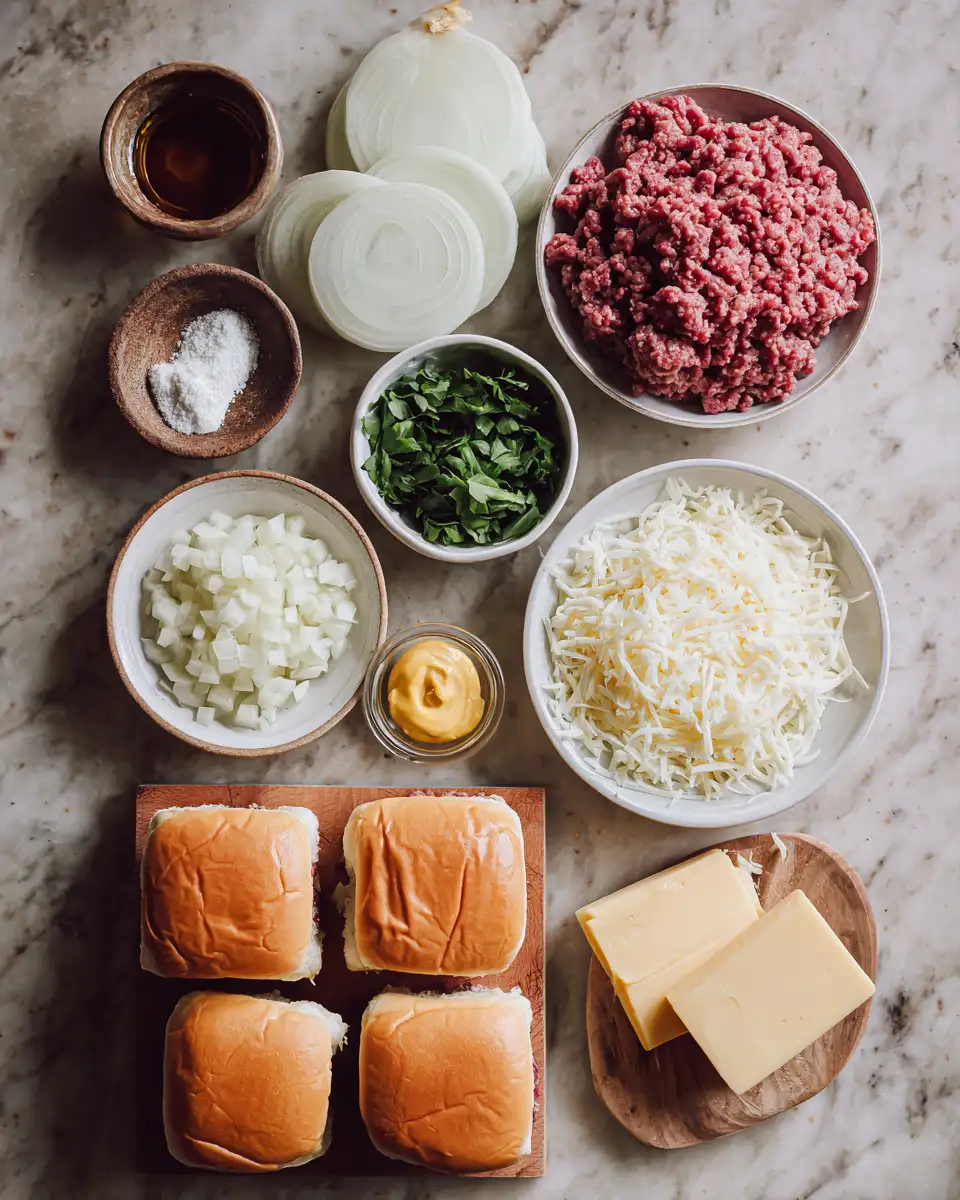 Ingredients for Mouthwatering Ground Beef Hawaiian Roll Sliders You Need to Try