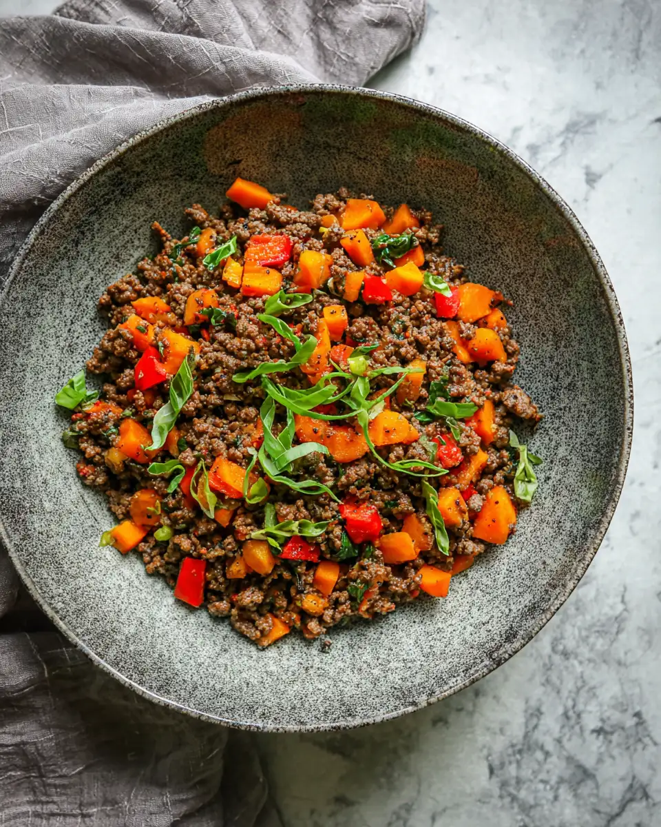 Final dish - Delicious Ground Beef Healthy Meals That Fuel Your Day