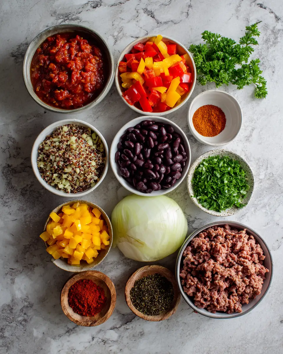 Ingredients for Power-Packed Ground Beef High Protein Meals to Fuel Your Day